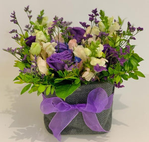 Purple Flower Box - Ambient Flores